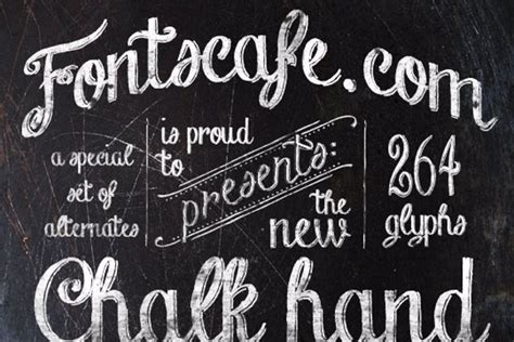 Chalk Hand Lettering Shaded Font Fontscafe Fontspace