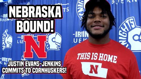 Justin Evans Jenkins Commits To Nebraska N J 2021 Early Signing Day