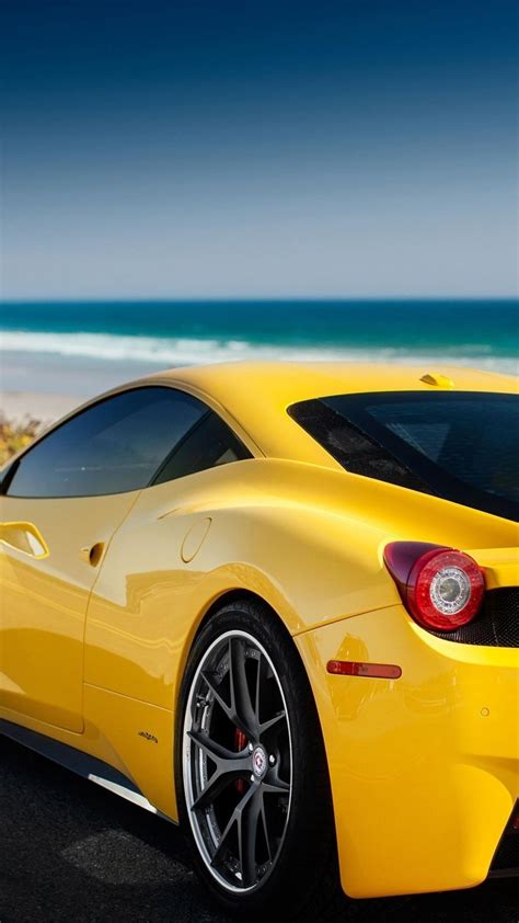 1080x1920 1080x1920 Ferrari Cars Racing Yellow Ferrari 458 For