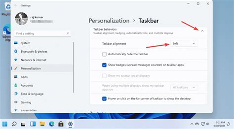 Windows 11 How To Move Taskbar To Left Reverasite