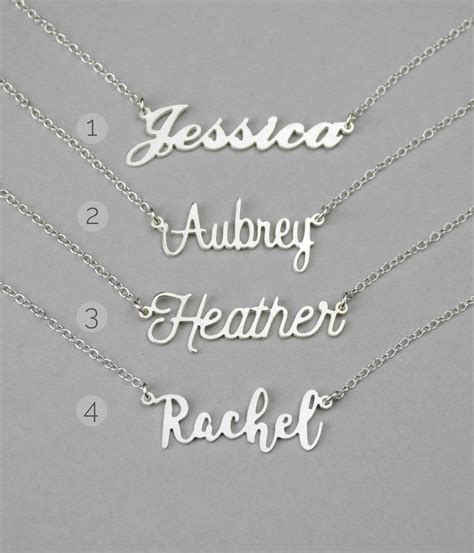Personalized Name Necklace Kaitlin Nameplate Necklace Gold Custom