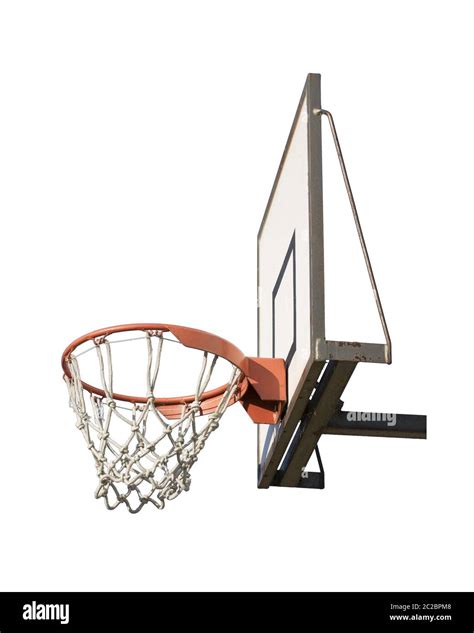 Basketball Basket Isolated Photo Stock Photo Alamy