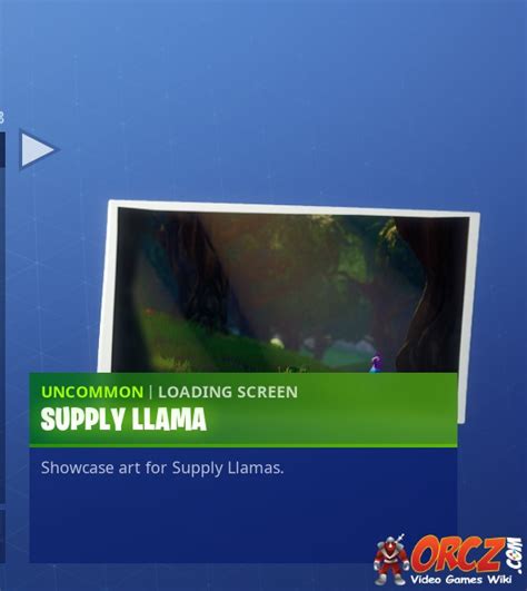 Fortnite Battle Royale Loading Screen Supply Llama The