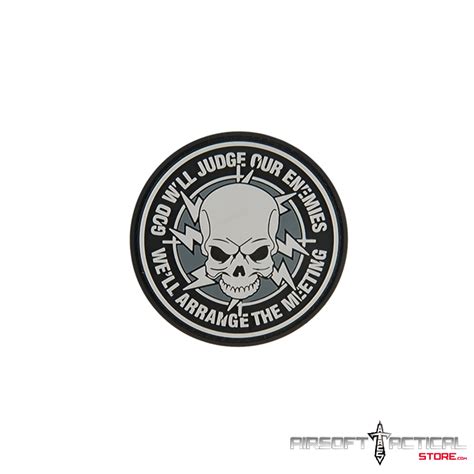 God Will Judge Our Enemies Pvc Morale Patch Black By Lancer Tactical