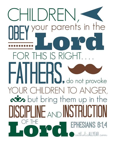 Catholic All Year Twelve Free Fathers Day Printables Ephesians 6 14