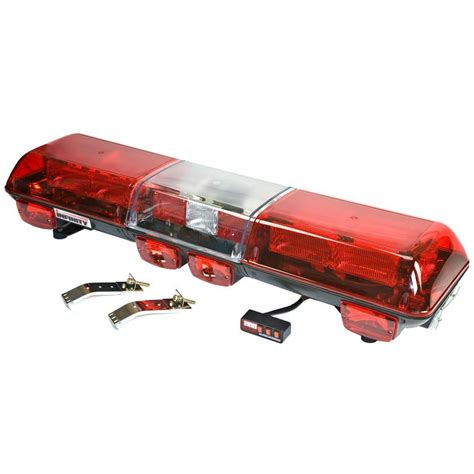 Wolo Red Flashing Strobe Roof Light Bar Tow Truck Security Snow Plow