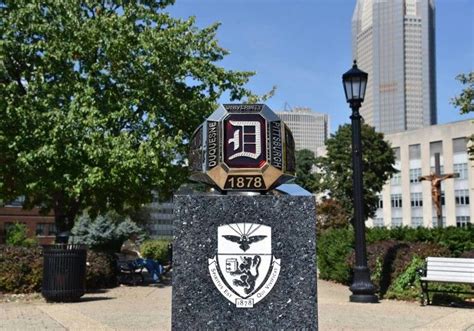 Class Ring Statue At Duquesne University University