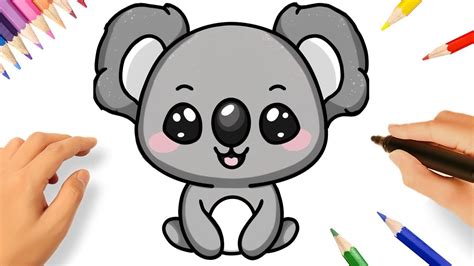 CÓmo Dibujar Un Koala Kawaii 🐨 Youtube