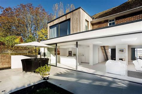 Old House With Modern Extension By Adam Knibb Architects