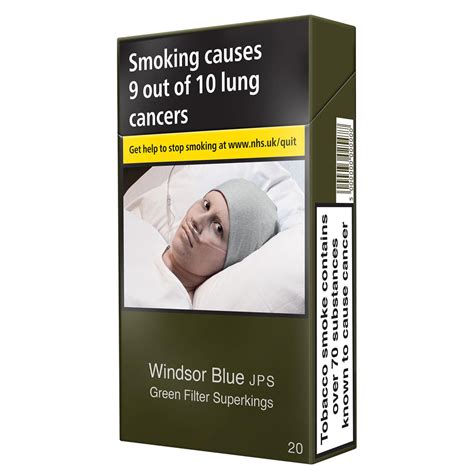 Windsor Blue Jps Green Filter Superkings Cigarettes 20 Buy Online