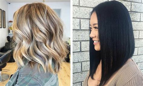 Trends Lifes Long Ombre Angled Bob Haircut With Waves