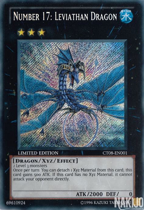 Number 17 Leviathan Dragon Ct08 En001 Secret Rare Limited Editi