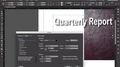 Making Drop Shadows More Realistic Adding Noise Indesign Tip Of The