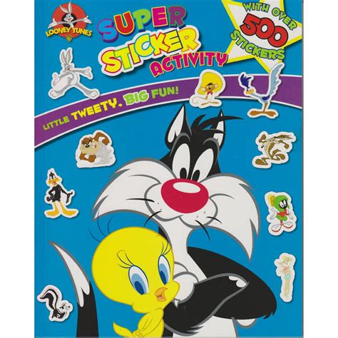 Looney Tunes Super Sticker Activity Book Little Tweety Big Fun Over 500