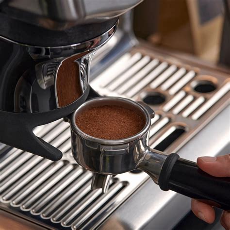 Sage The Barista Express Impress Espresso Machine Crema