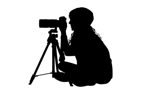 Camera Woman Silhouette Free Image On Pixabay