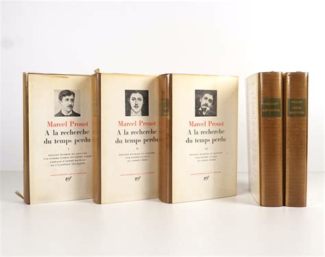 La PlÉiade Proust Marcel Ensemble De 5 Volumes A La Recherche Du Temps Perd