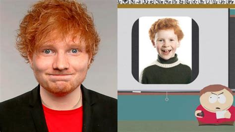 Ed Sheeran Estaba Acomplejado De Su Pelo Por Culpa De South Park