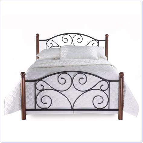 Full Size Metal Bed Frame With Headboard And Footboard Brackets