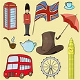 United Kingdom Of Great Britain Symbols Stock Vector - Image: 60855226