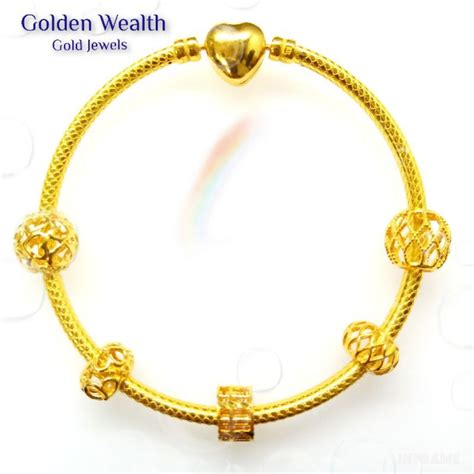 Get an average gold price per ounce, gram and kilo gram in 24k, 21k, 18k, 14k purity. 916 Gold Beads Charms Emas Tulen 916 | Shopee Malaysia