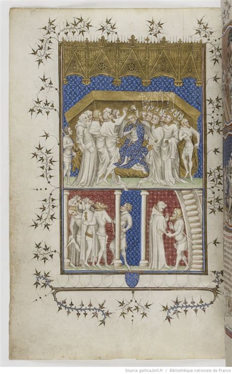 Grandes Chroniques De France Date Dédition 1375 1380 House Of Plantagenet Reims Bnf