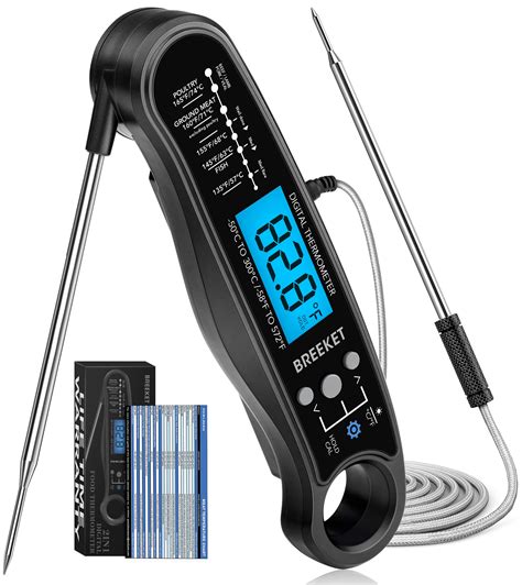 Buy Breeket 2 In 1 Instant Read Meat Thermometer For Cooking Fast