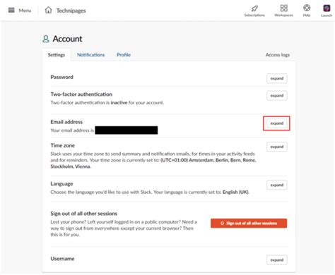 Slack How To Change Your Account Email Address Technipages