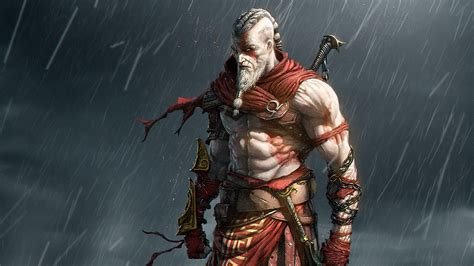 2 day free shipping on 1000s of products! 1920x1080 Kratos Fanart 4k Laptop Full HD 1080P HD 4k ...