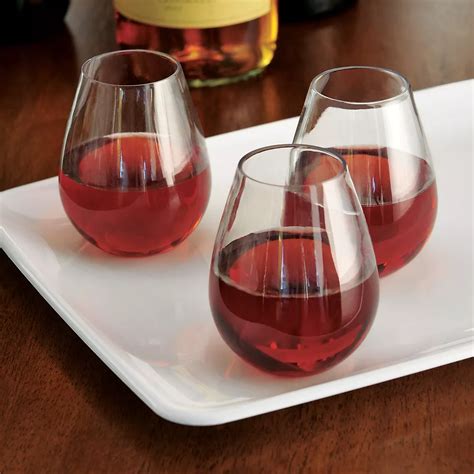 Mini Clear Plastic Stemless Wine Glasses 10ct Party City