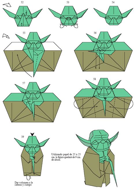 Step By Step Star Wars Origami Yoda