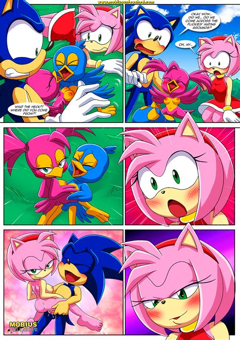 Rule 34 Amy Rose Ass Balls Bbmbbf Bird Blush Breasts Comic Comic Page