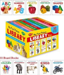 My First Picture Library Box Of Board Books Pre School Books Gift