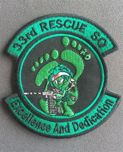 The Usaf Rescue Collection Usaf 33rd Rqs Jolly Green Gunner Patch