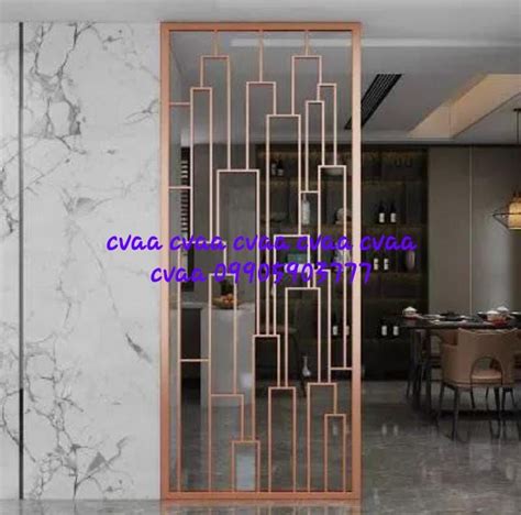 Stainless Steel Golden Rose Gold Partition Screens 1 Panel At Rs 1800square Feet In Hyderabad