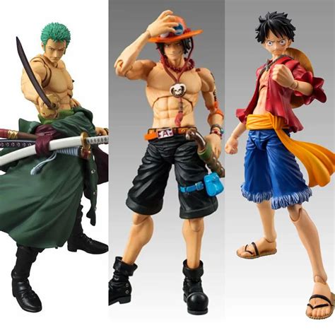 Anime One Piece Luffy Figuras De Acción Megahouse Vah Variable Mono Ace