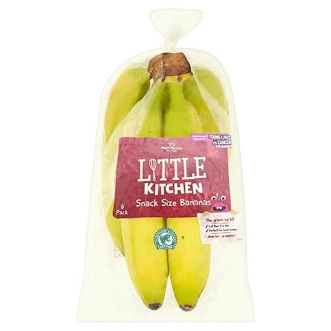 Morrisons Little Kitchen Snack Size Bananas Morrisons Tiny Cooking