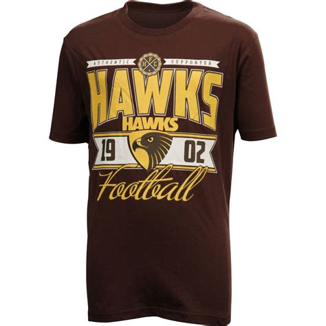 Hawthorn Hawks Youth Printed Tee Shirt Afl