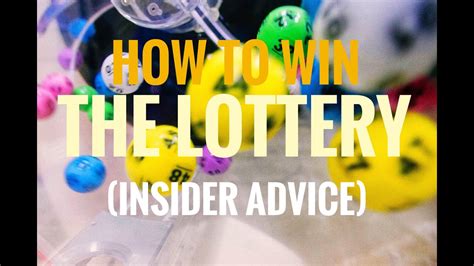How To Win The Lottery Advice From A Lottery Winner Youtube