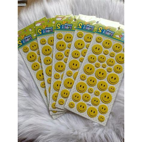 Stickers Smiley Face Stickers Book Stickers Cute Pictures Shopee