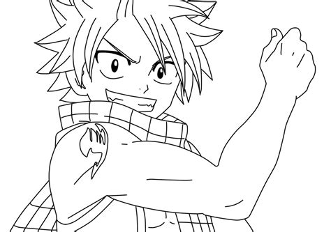 Effortfulg Fairy Tail Coloring Pages