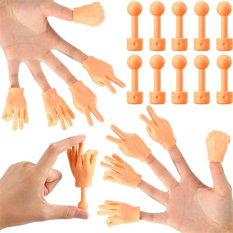 Buy 20 Pieces Finger Hand Tiny Hands Finger Puppets Mini Finger Hands