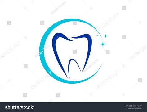 Dental Tooth Dentist Logo Vector Stock Vector Royalty Free 1393472777