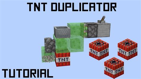 Building A Tnt Duper In 3 Minutes Minecraft Youtube