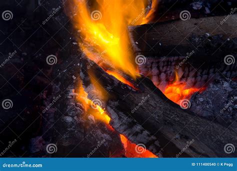Buring Fire Stock Photo Image Of Danger Picnic Arson 111400540
