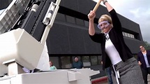 Office Space Scene Recreated : Copy Machine Destroyed - YouTube