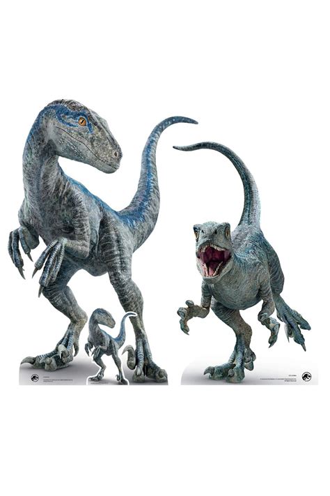 Blauw En Beta Velociraptor Kartonnen Uitsparingen Twin Pack Jurassic World