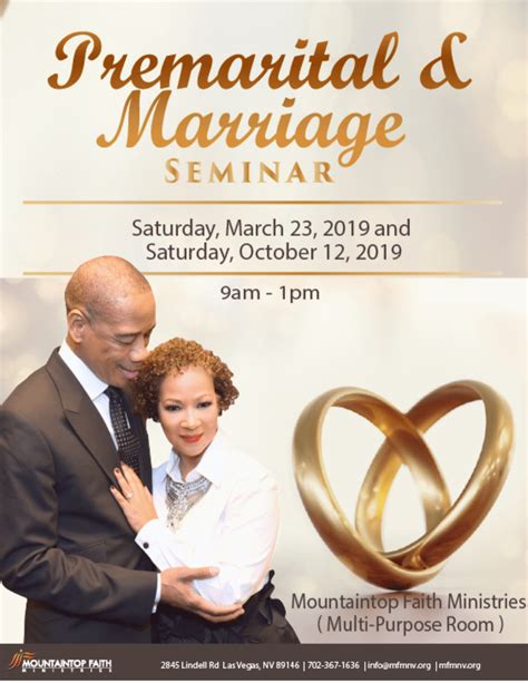 Marriage Seminar 2019 Mountaintop Faith Ministries