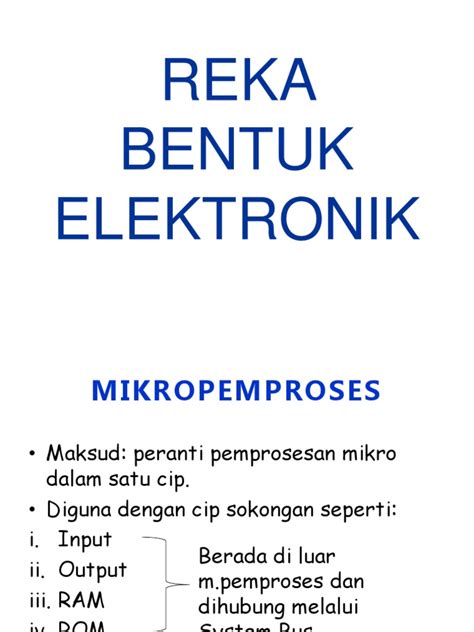 Kali ini kita akan mempelajari topik terhangat kssm rbt tingkatan 2 iaitu 2.4 reka bentuk elektronik. RBT TINGKATAN2 Reka Bentuk Elektronik