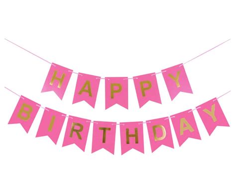 Top Quality Happy Birthday Letter Bunting Banner For Birthday Party